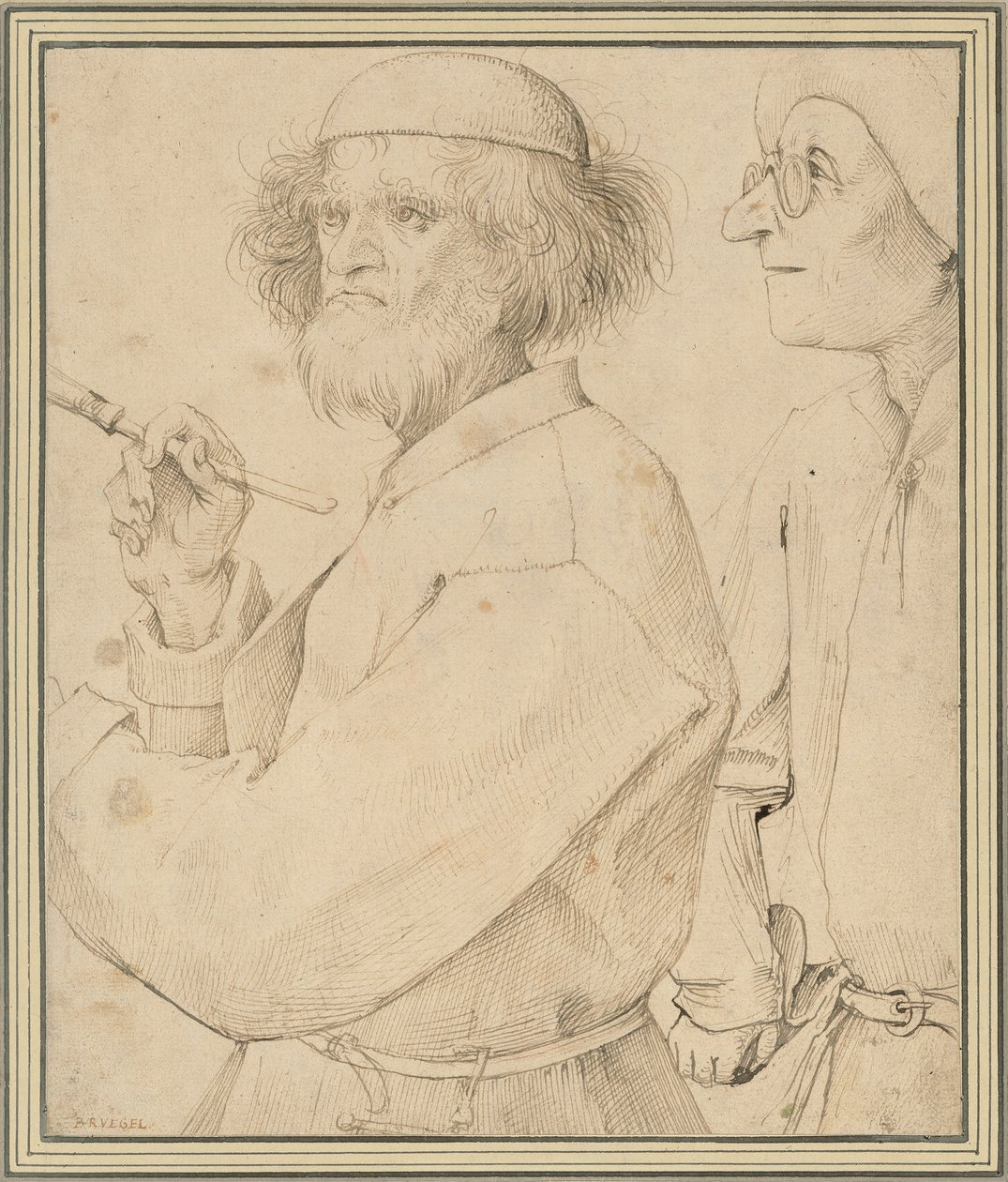 O pintor e o comprador de Pieter Brueghel the Elder