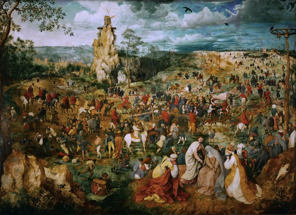 A procissão para o Calvário de Pieter Brueghel the Elder