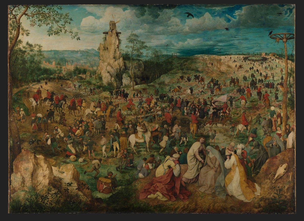 A procissão para o Calvário de Pieter Brueghel the Elder