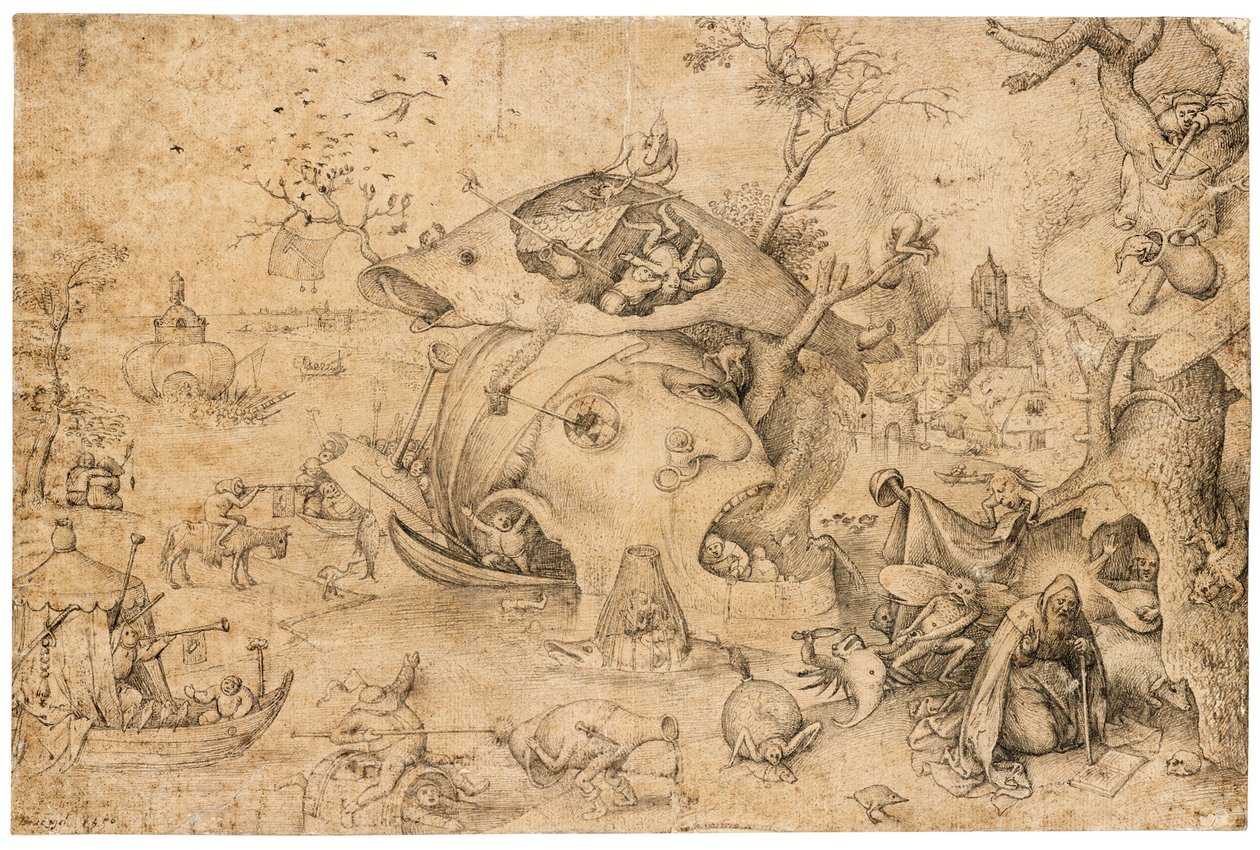 A tentação de Santo António de Pieter Brueghel the Elder