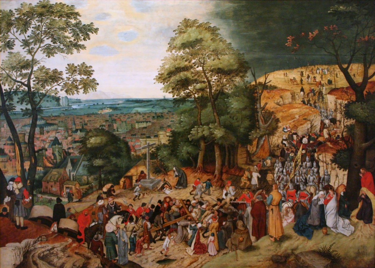 Cristo carregando a cruz de Pieter Brueghel the Younger