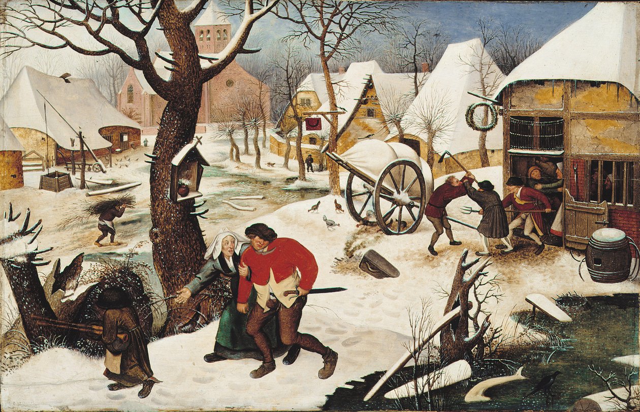 Retorno da pousada de Pieter Brueghel the Younger
