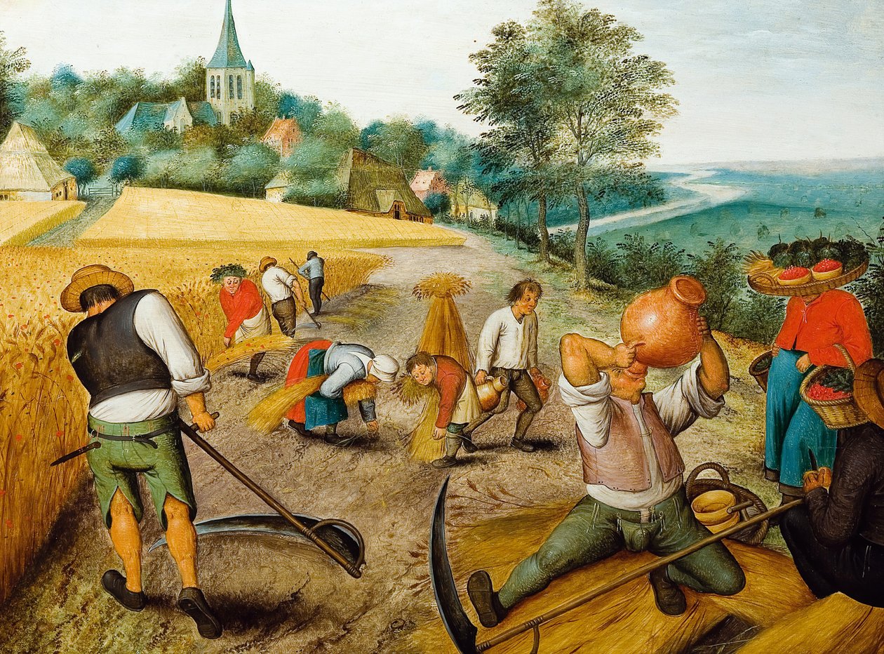 O Four Seasons: Verão, segunda metade do 16º cen. de Pieter Brueghel the Younger