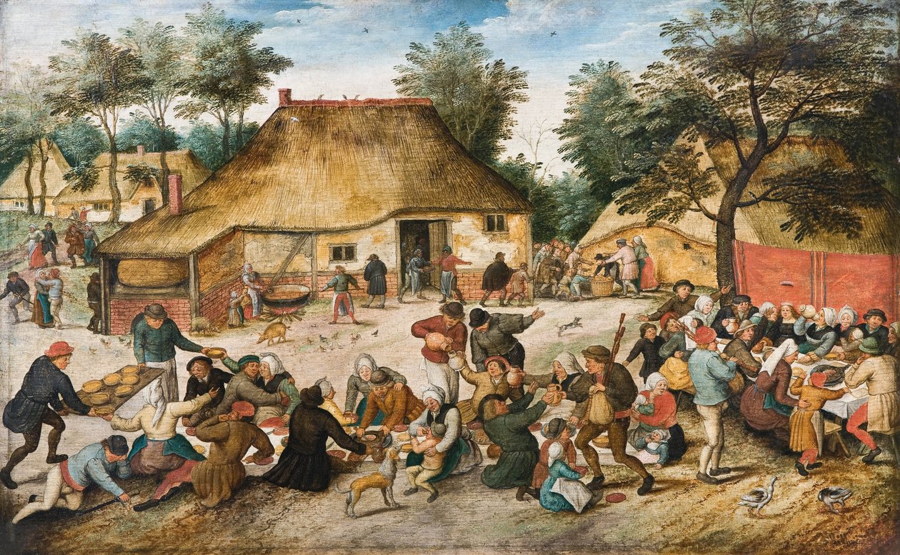 O casamento camponês de Pieter Brueghel the Younger
