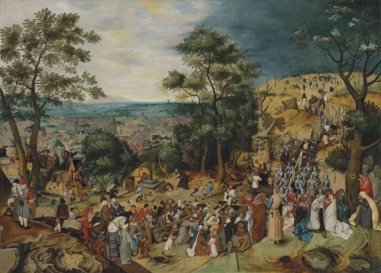 O caminho para o Calvário de Pieter Brueghel the Younger