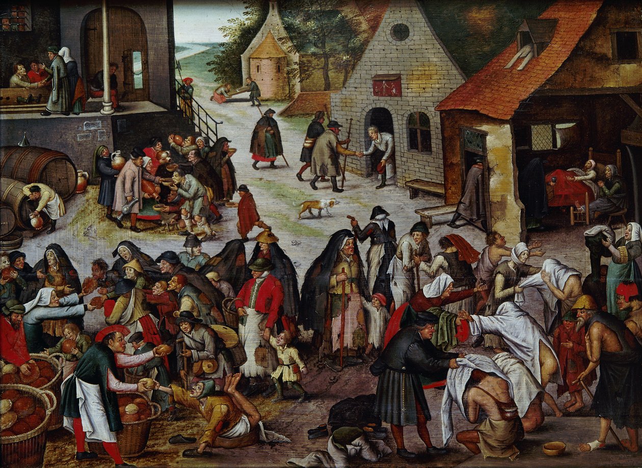 As Sete Obras da Misericórdia de Pieter Brueghel the Younger