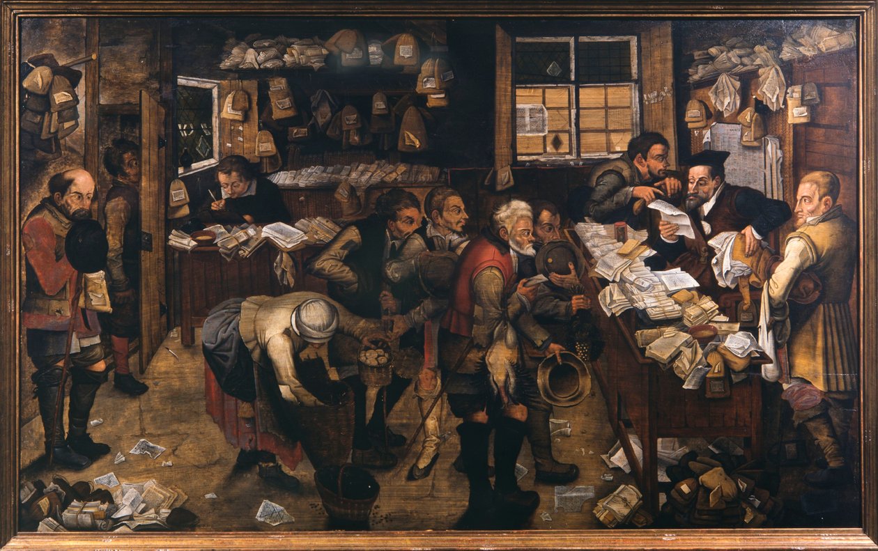 O Advogado da Vila, 1621. de Pieter Brueghel the Younger