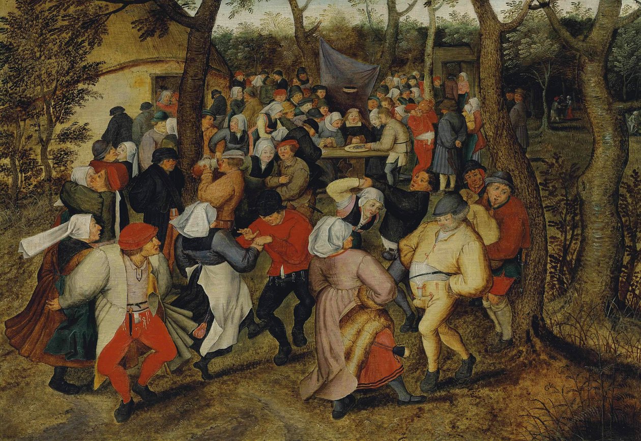 A dança do casamento de Pieter Brueghel the Younger