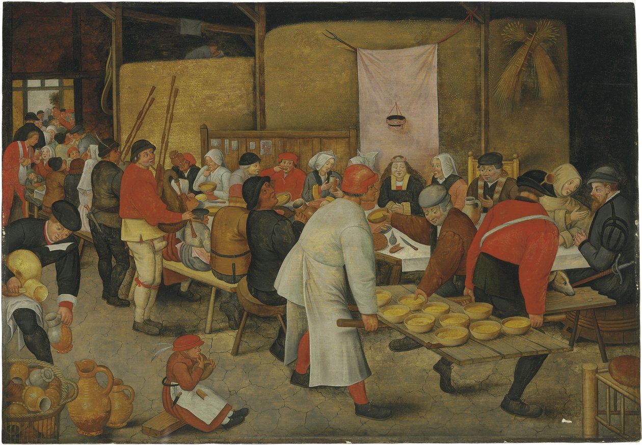 O banquete de casamento de Pieter Brueghel the Younger