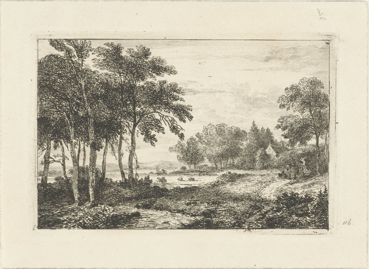 Paisagem com cavaleiro de Pieter Casper Christ
