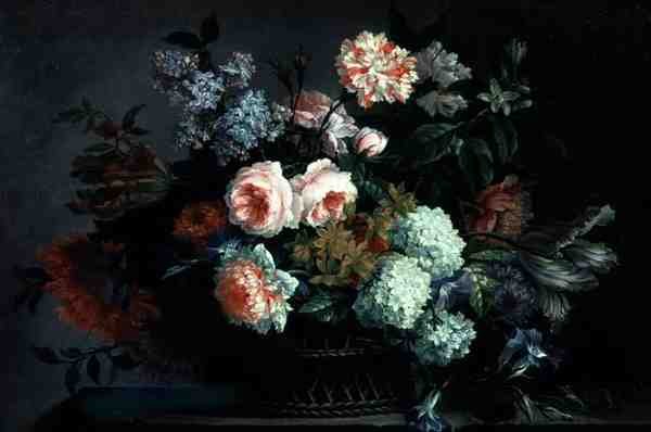 Natureza Morta das Flores (óleo sobre tela) de Pieter Casteels