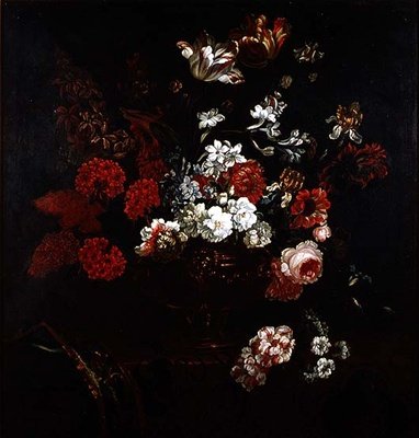 Natureza Morta de Flores num Vaso de Cobre de Pieter Casteels