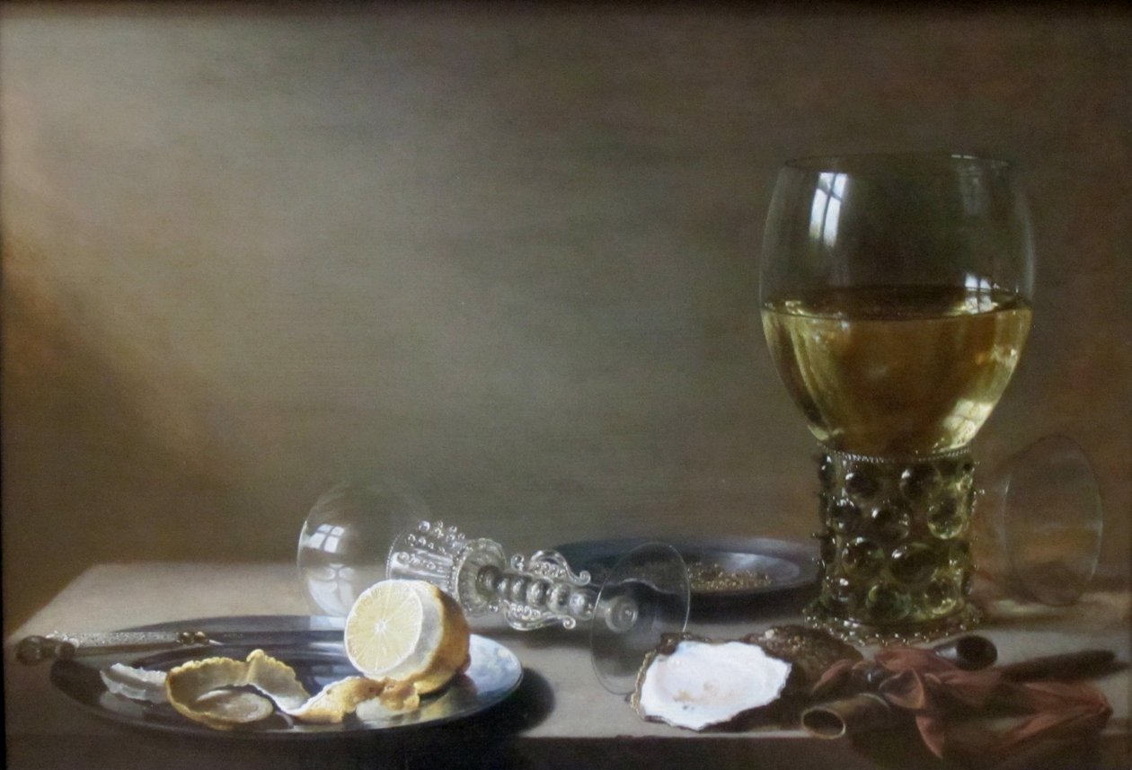 Uma peça de banquete de Pieter Claesz