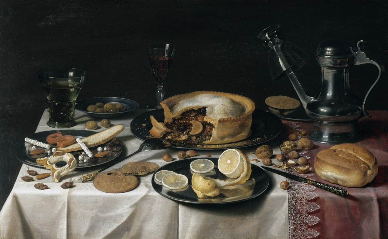 Ainda vida, 1625-30 de Pieter Claesz
