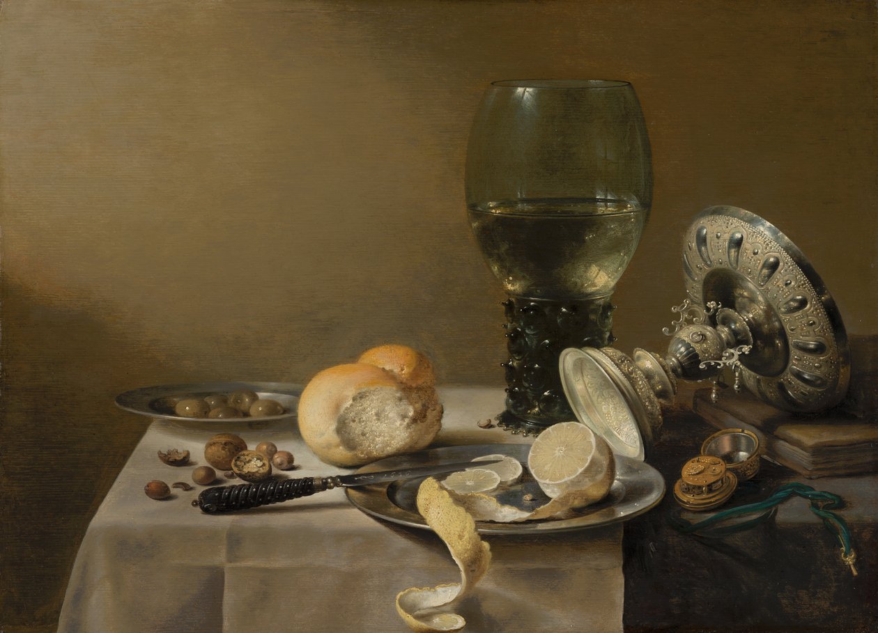 Natureza-Morta com Tazza de Pieter Claesz
