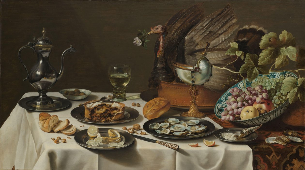 Natureza Morta com uma Tarte de Turquia
Natureza Morta com Tarte de Turquia de Pieter Claesz