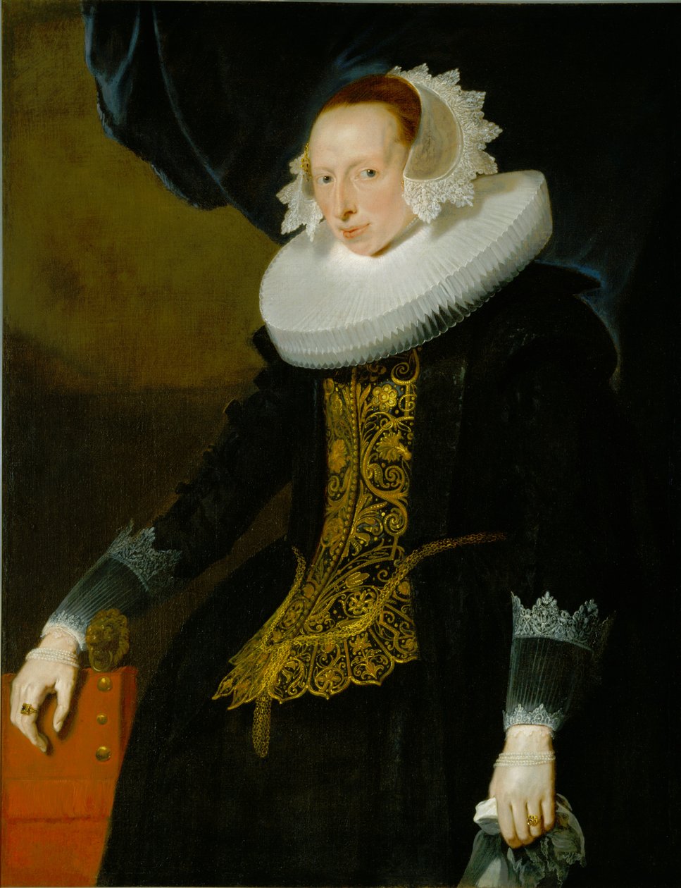 Retrato de uma mulher de Pieter Claesz Soutman
