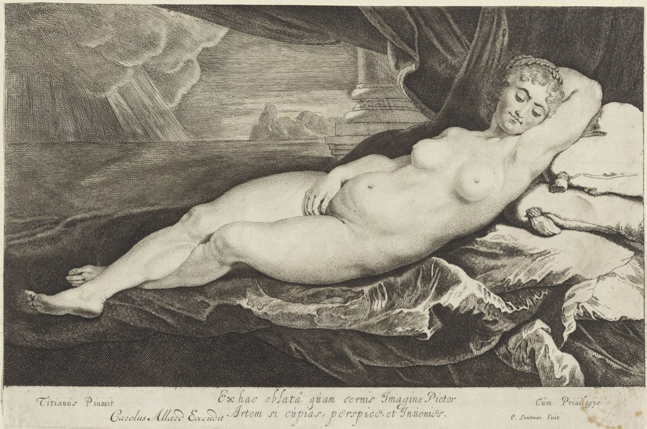 Vénus de Danae de Pieter Claesz. Soutman