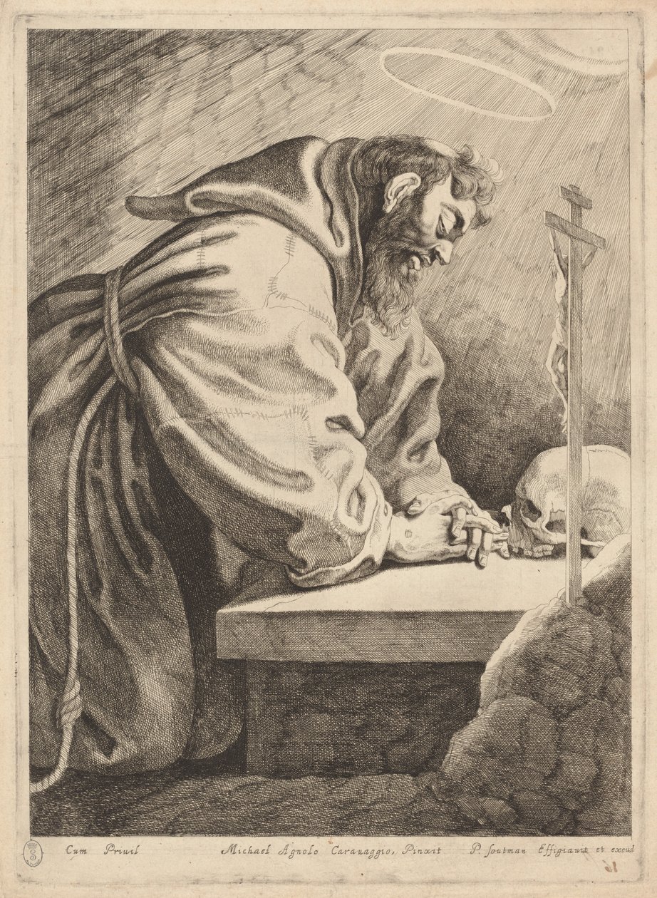São Francisco de Pieter Claesz Soutman after Francesco Bassano II