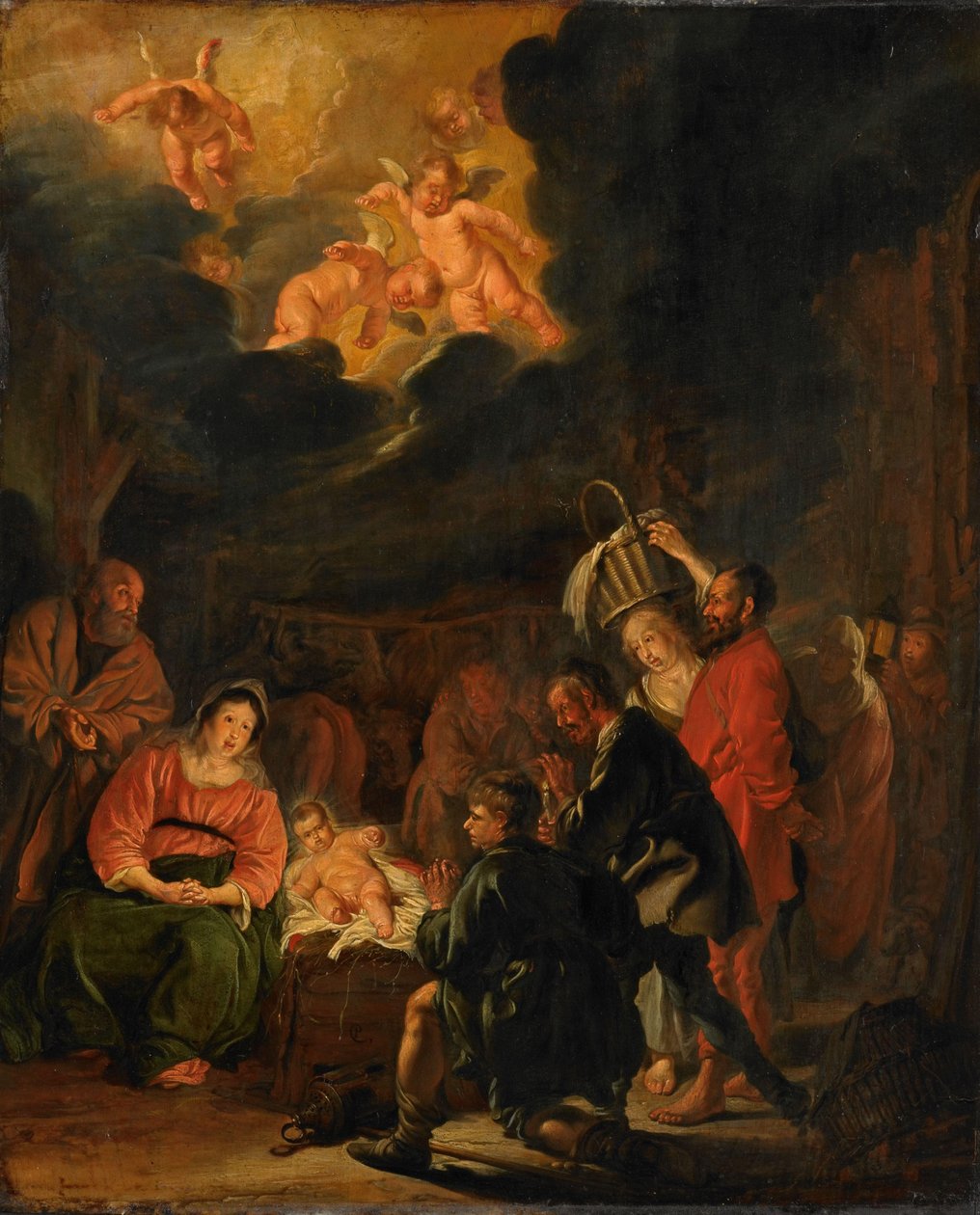 A Adoração dos Pastores de Pieter Codde