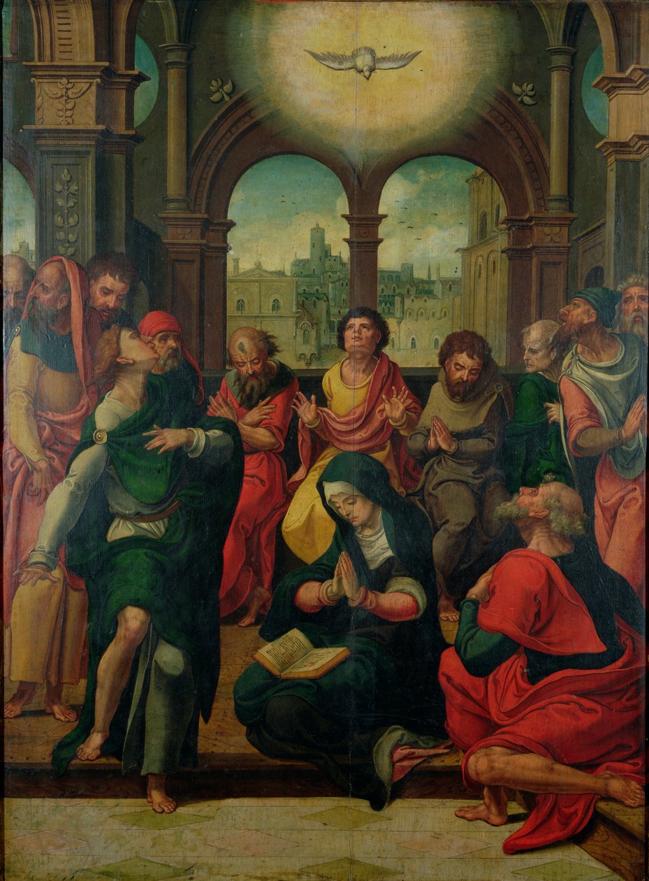 Descendência do Espírito Santo de Pieter Coecke van Aelst