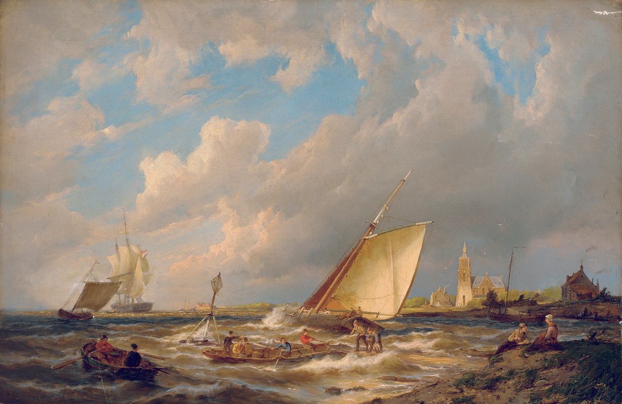 Maassluis, Holanda de Pieter Cornelis Dommerson