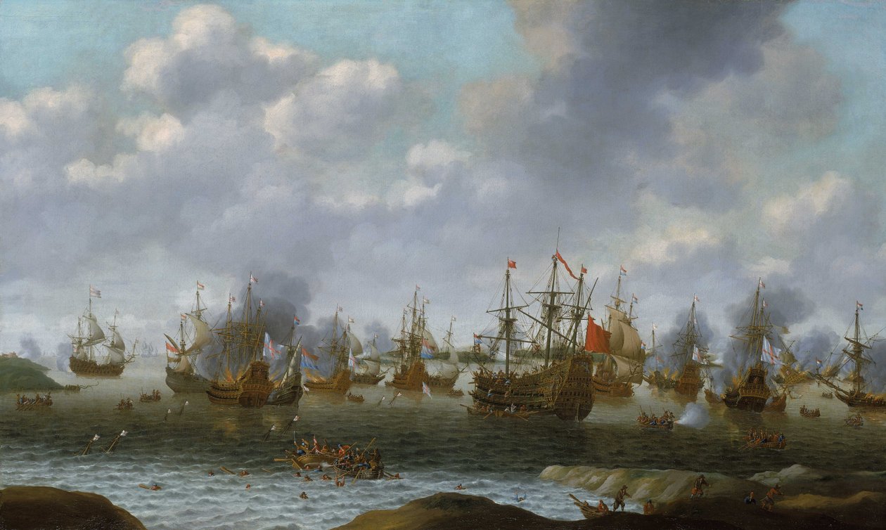 Ataque holandês ao Medway, junho de 1667 de Pieter Cornelisz van Soest