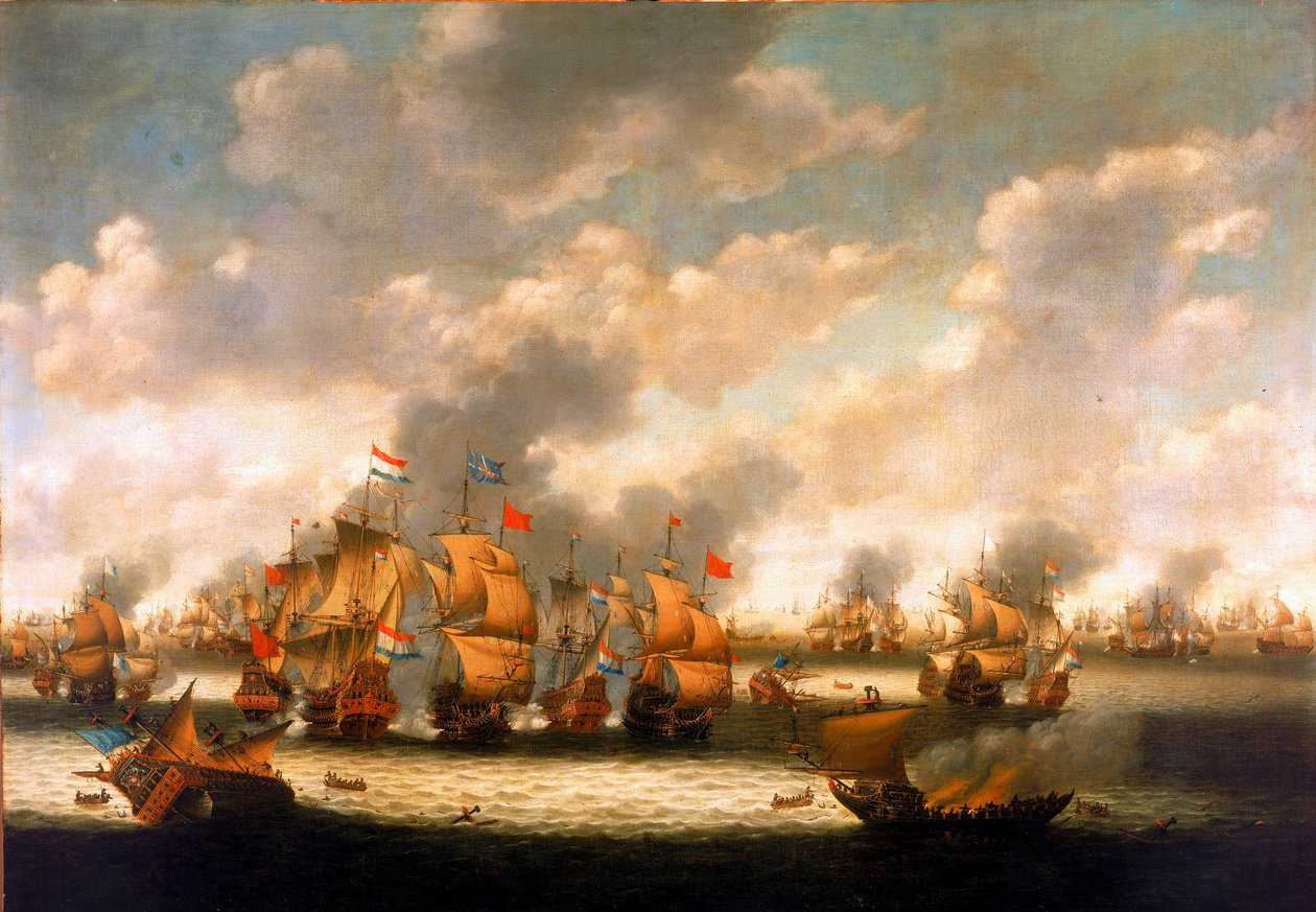 A batalha dos quatro dias de Pieter Cornelisz van Soest