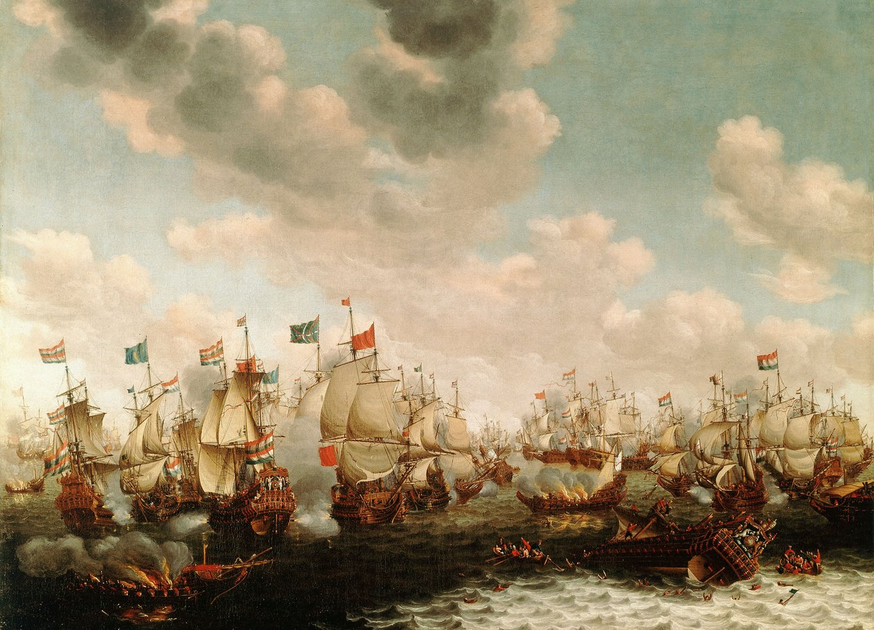 A batalha dos quatro dias de Pieter Cornelisz van Soest