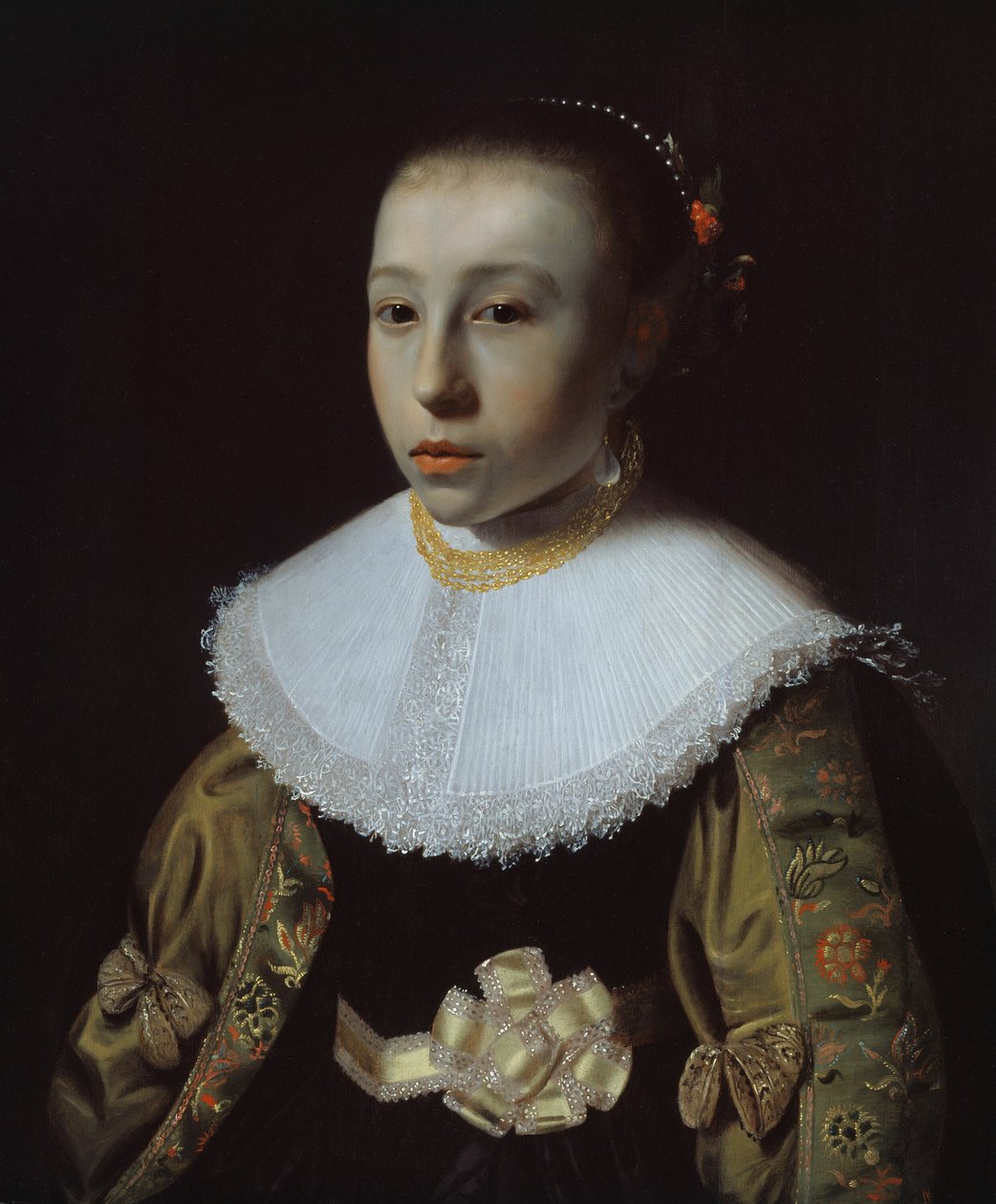 Retrato de uma jovem de Pieter Dubordieu