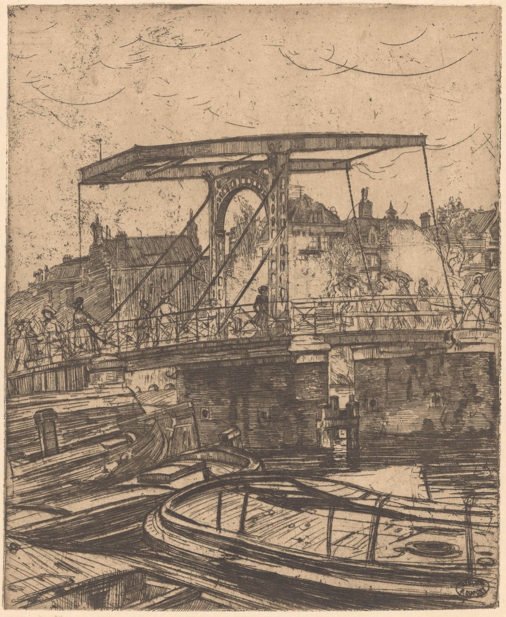 Ponte Magricela em Amesterdão de Pieter Dupont
