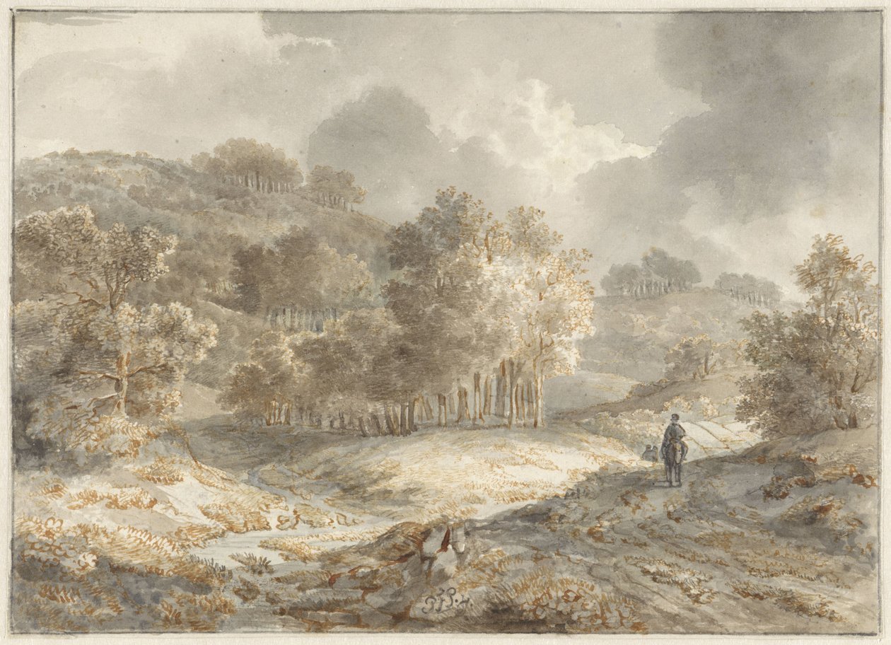 paisagem montanhosa de Pieter Francis Peters jr.