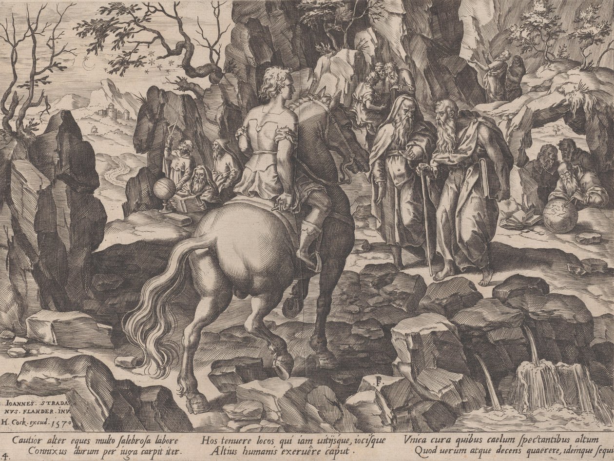 Acumulando Conhecimento, de O Curso da Vida Humana, 1570. de Pieter Furnius