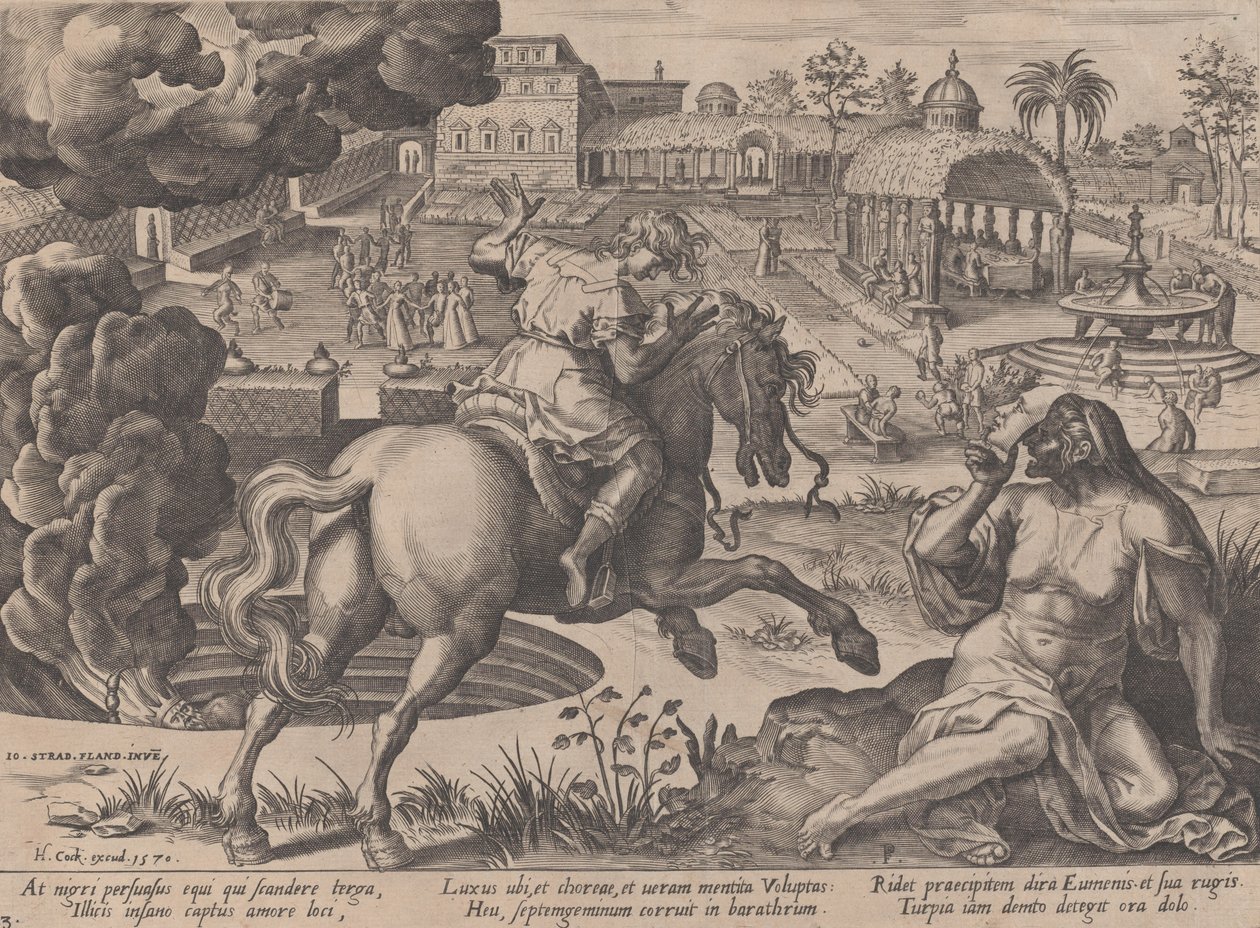 A Sedução do Luxo, de O Curso da Vida Humana, 1570. de Pieter Furnius