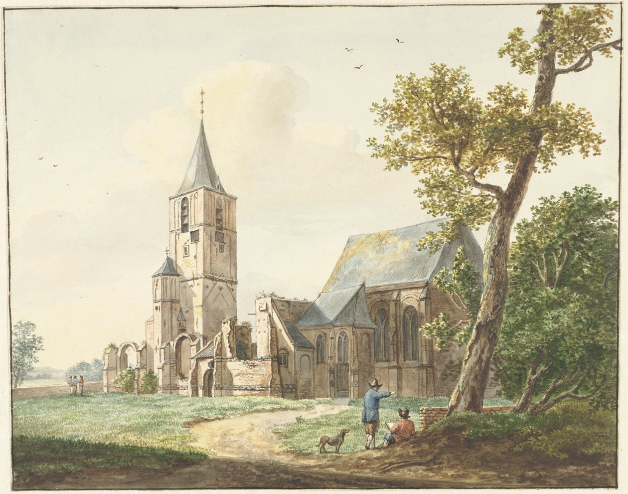 A igreja em Warmond de Pieter Gerardus van Os