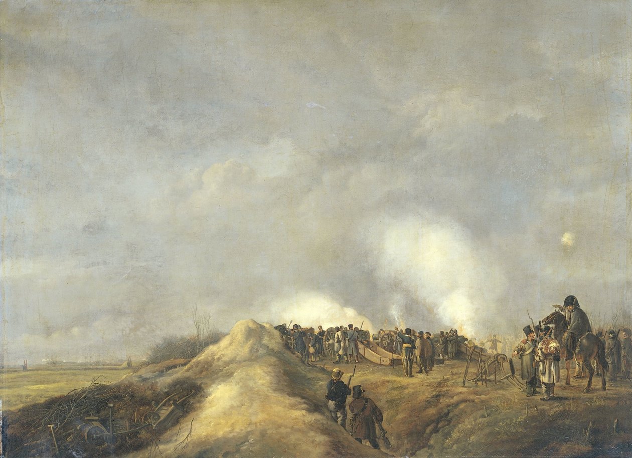 O bombardeio de Naarden, abril de 1814 de Pieter Gerardus van Os