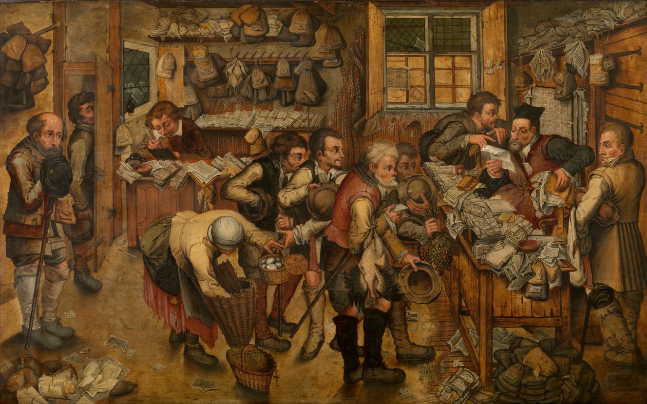 O Advogado da Aldeia (óleo) de Pieter III Brueghel