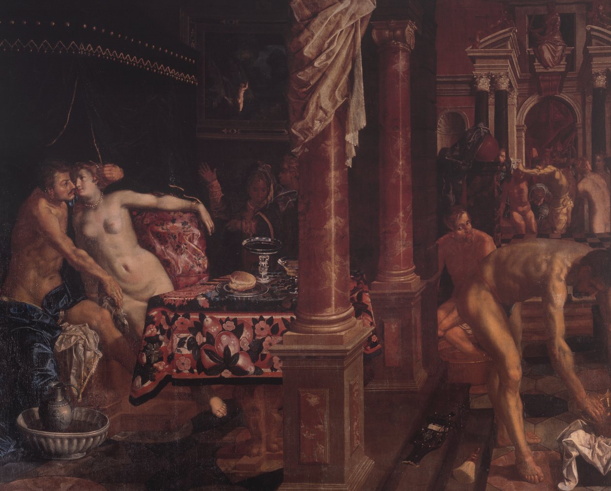 Dinamarquês:  En badstue A Bathhouse de Pieter Isaacsz