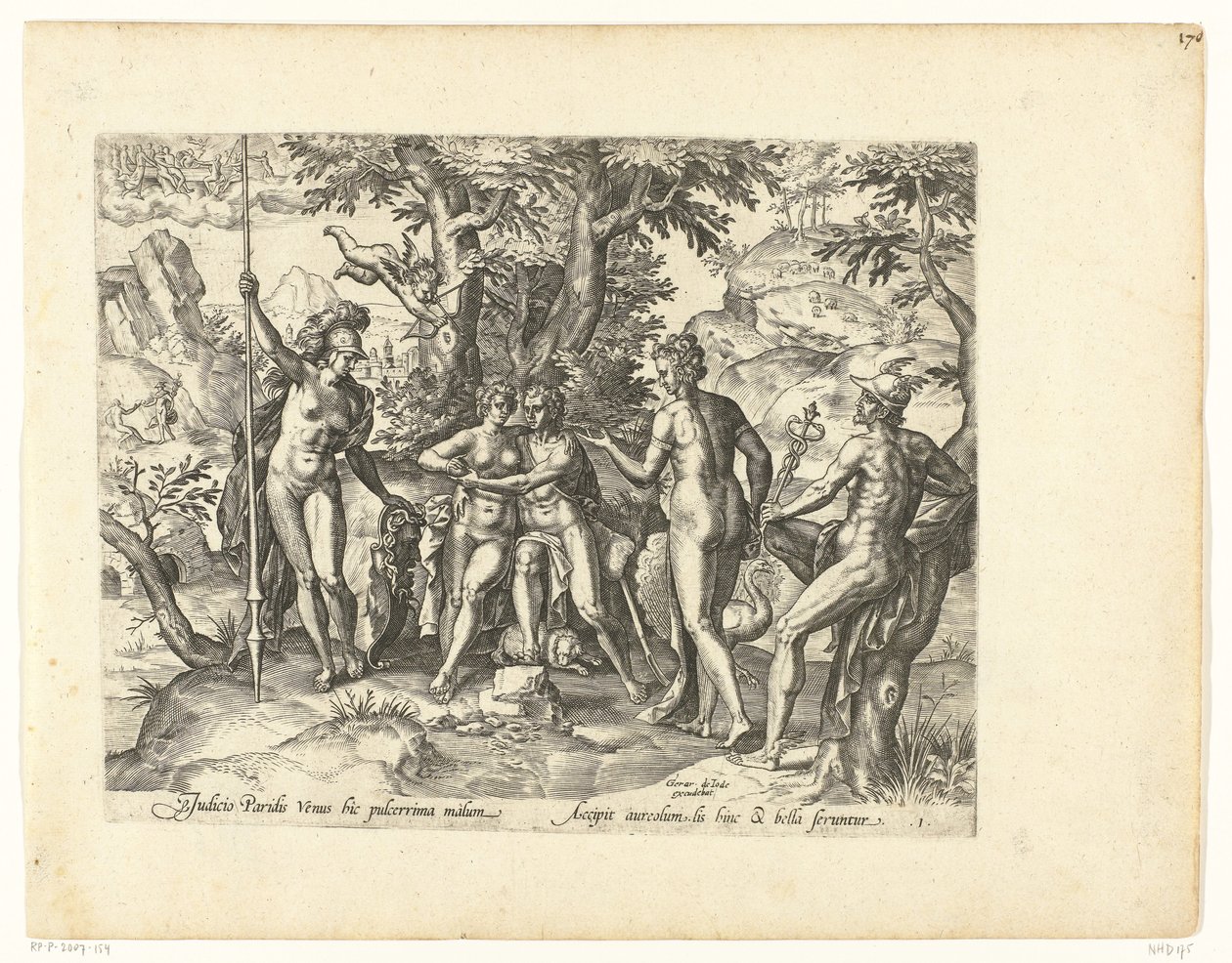 Julgamento de Paris
A Guerra de Tróia (título da série) de Pieter Jalhea Furnius