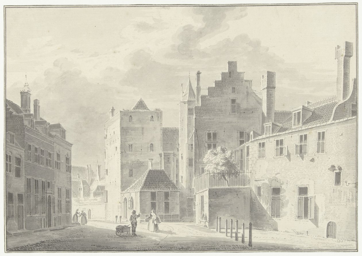 Atrás do Dom em Utreque de Pieter Jan van Liender