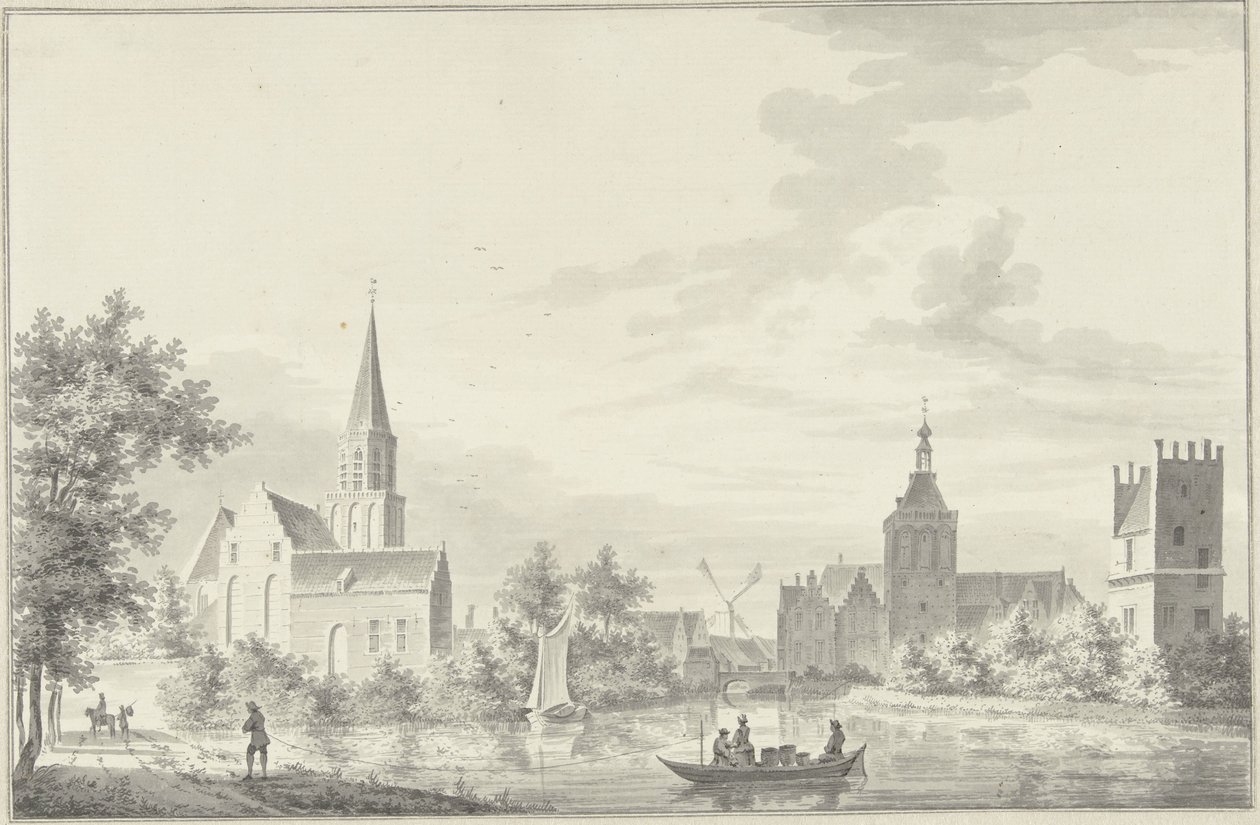 Vista de Culemborg de Pieter Jan van Liender