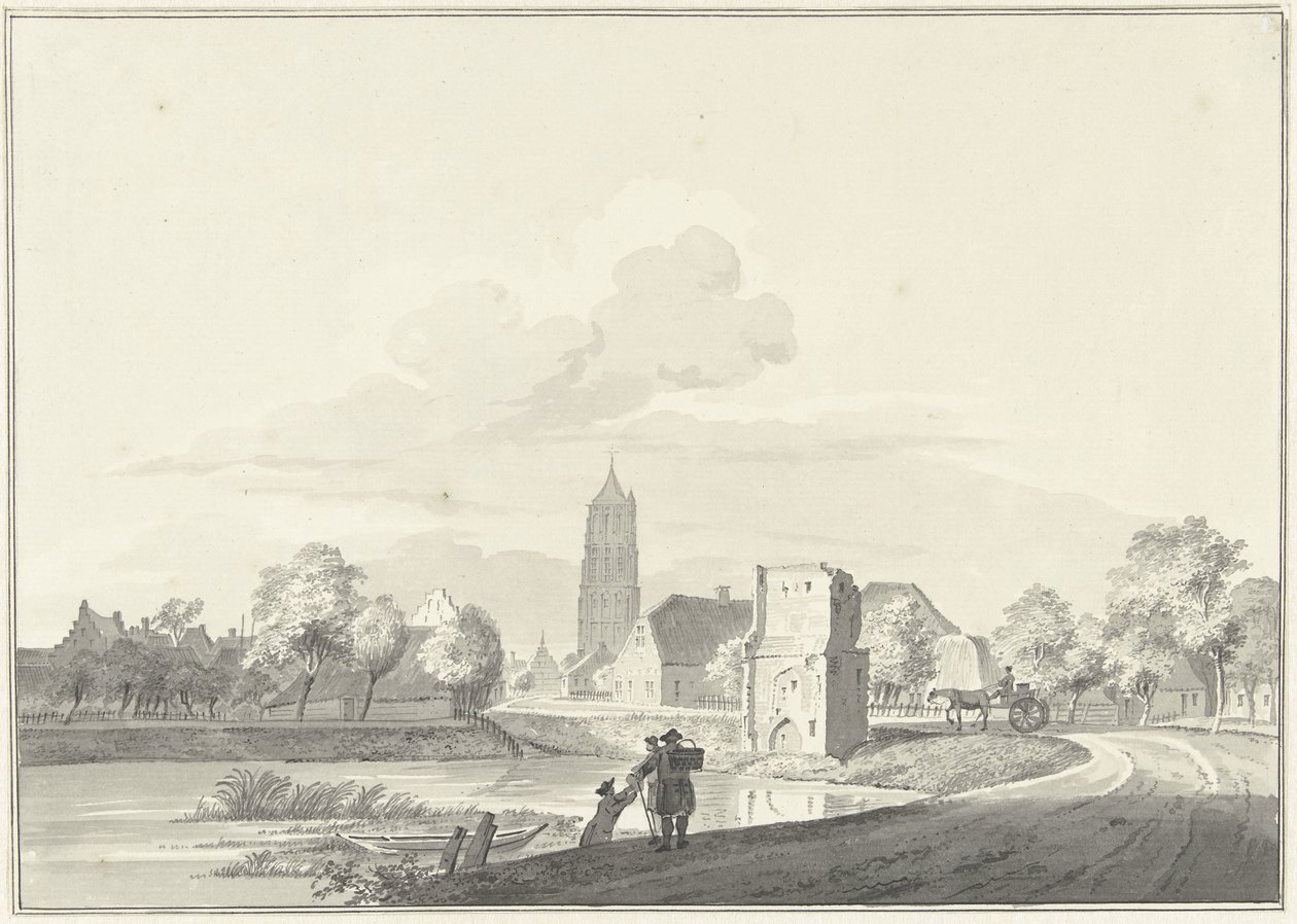 Restos do Veerpoort na Heukelom de Pieter Jan van Liender