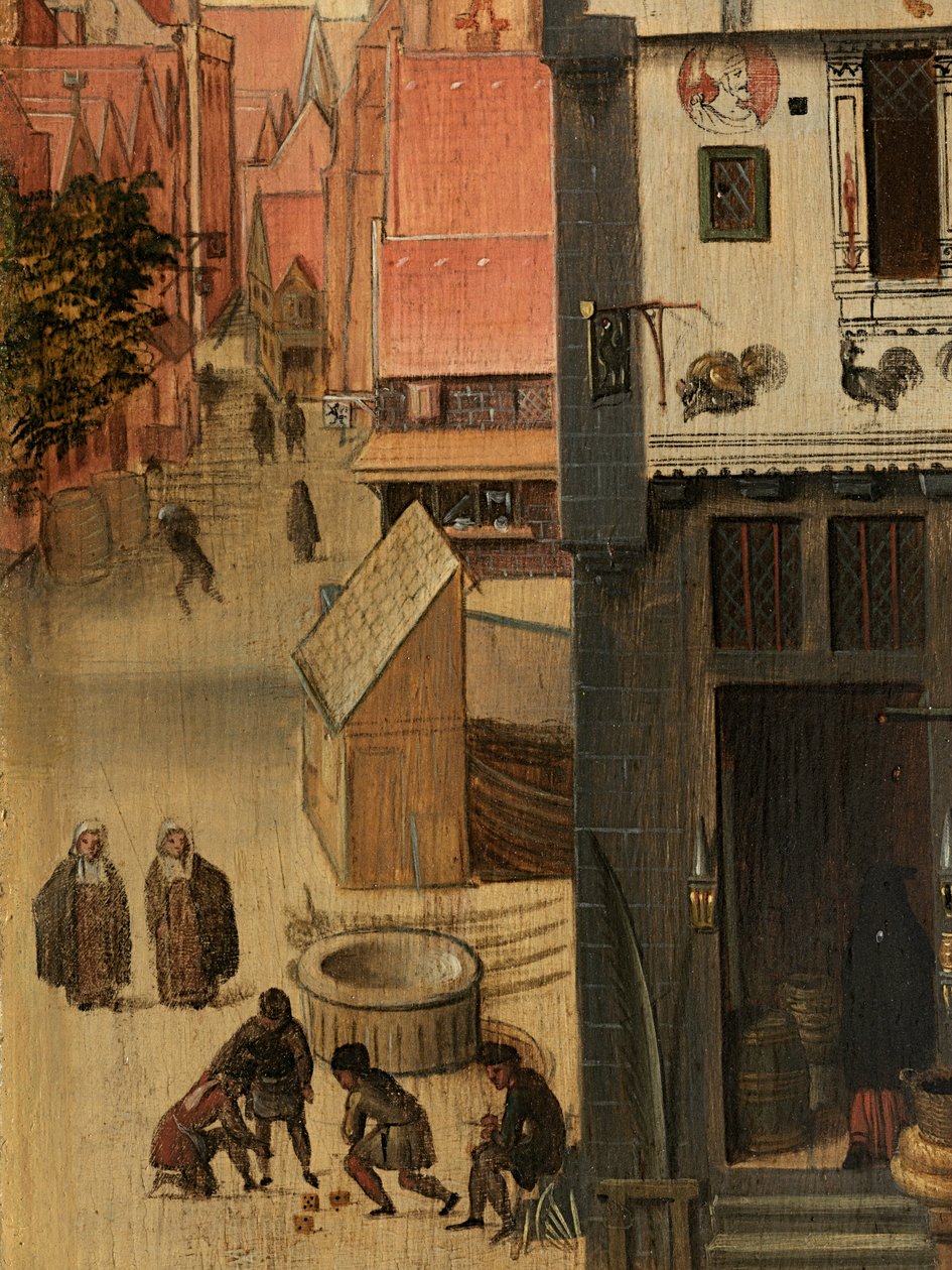 Pormenor do retrato de Jacquemyne Buuck de Pieter Jansz. Pourbus