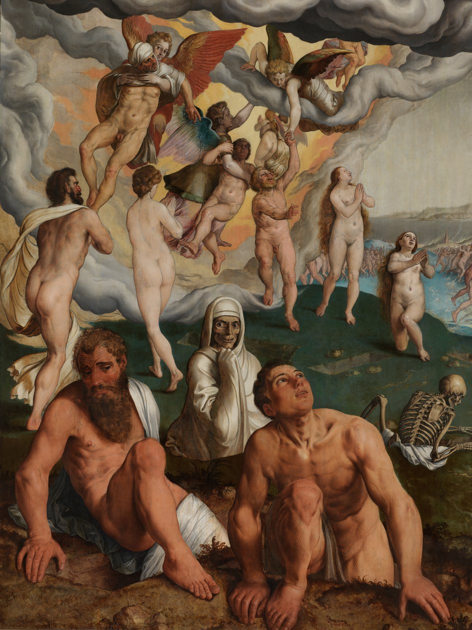 Detalhe do Juízo Final de Pieter Jansz. Pourbus