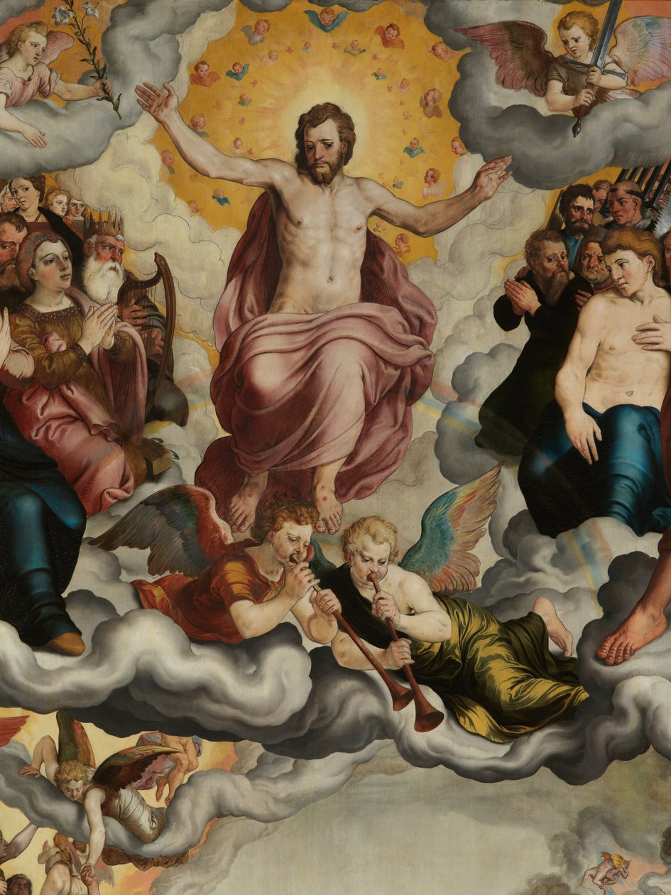 Detalhe do Juízo Final de Pieter Jansz. Pourbus