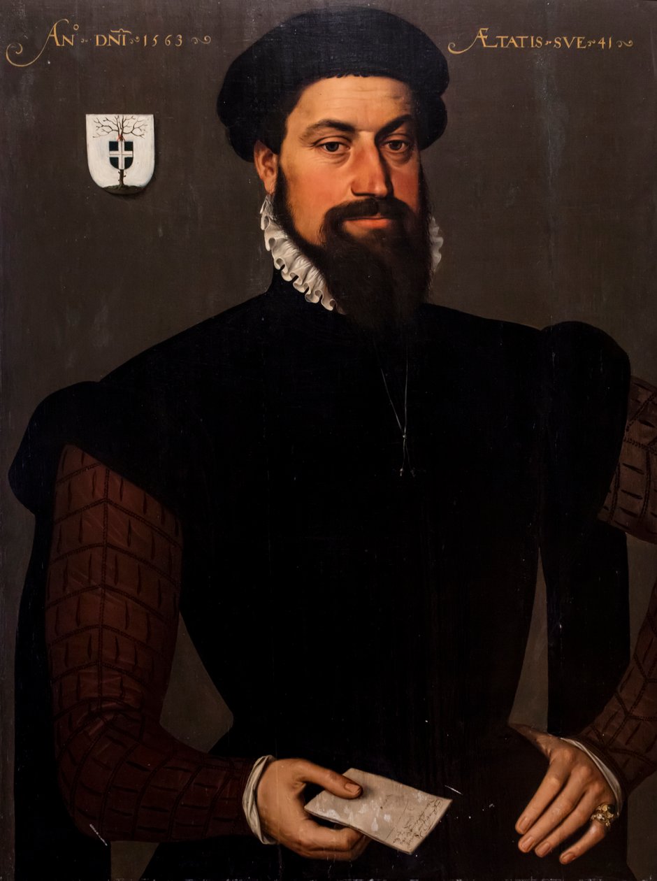 Retrato de um homem de 41 anos de Pieter Jansz. Pourbus