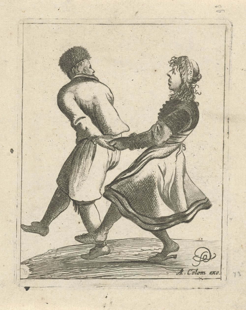 Casal dançante de Pieter Jansz Quast