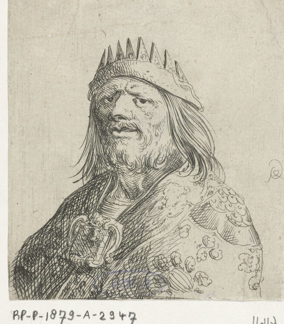 Busto de retrato de um rei de Pieter Jansz Quast