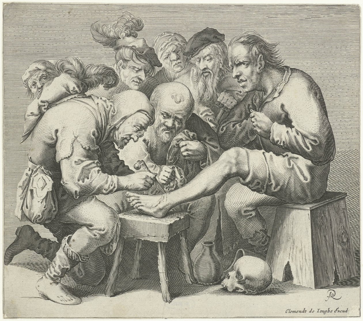 cirurgia do pé de Pieter Jansz Quast