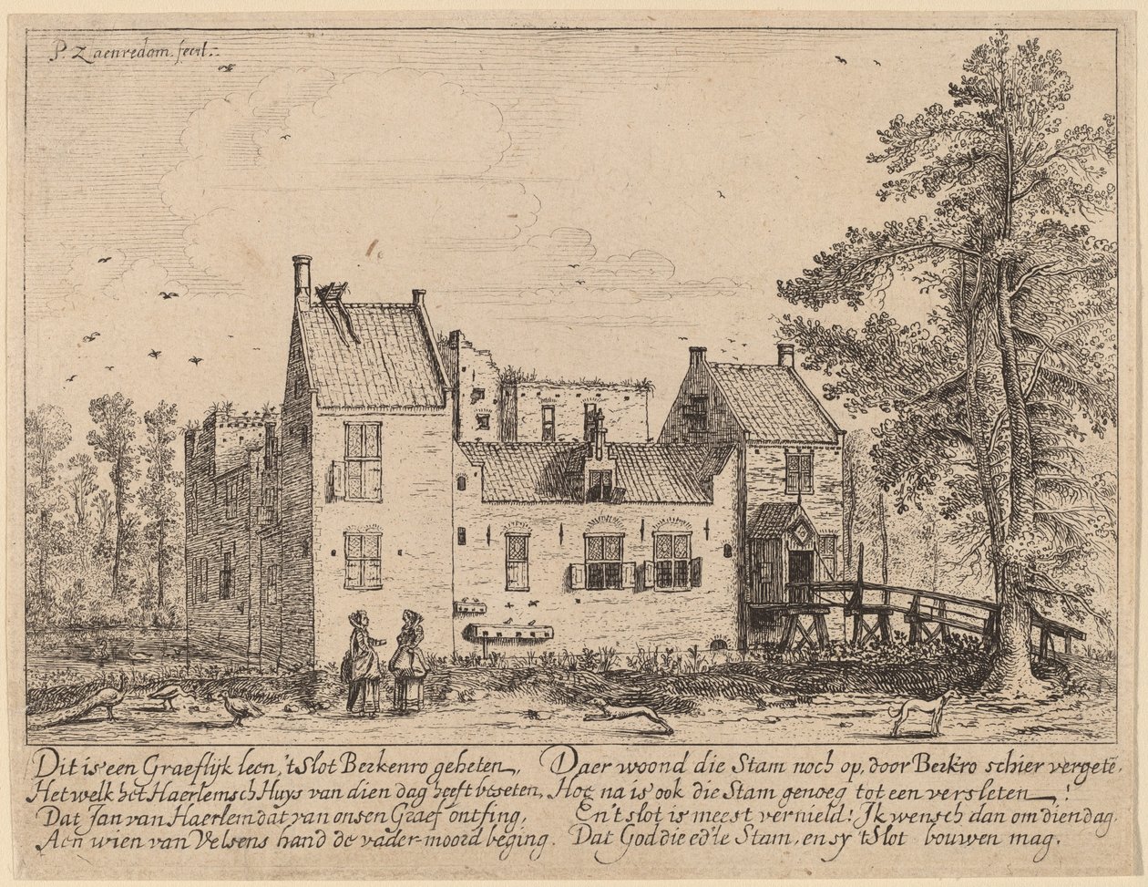 Passeio do Castelo de Pieter Jansz Saenredam